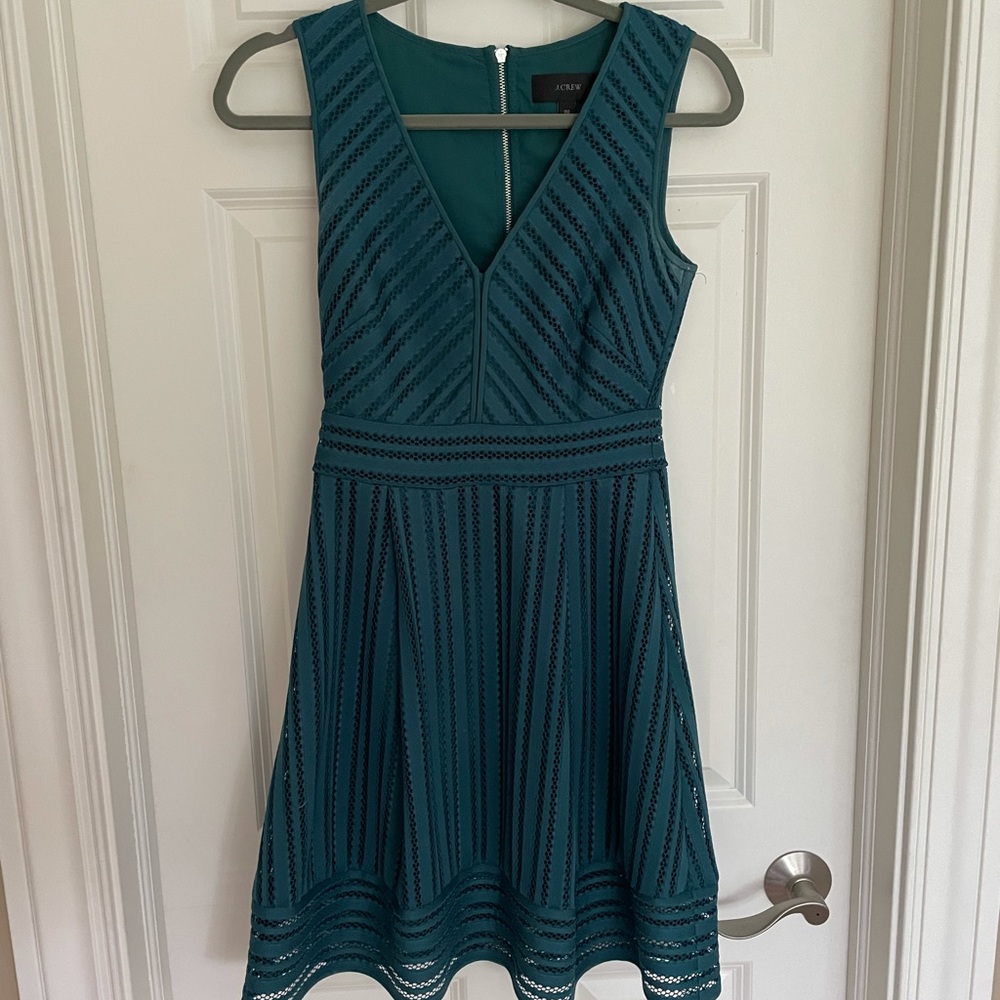 J Crew Emerald Dress
